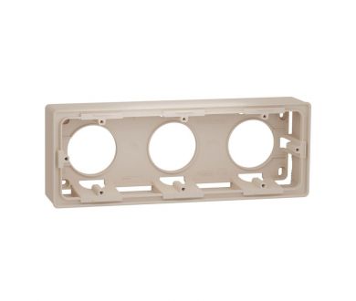 Коробка трехмодульная для открытой установки Schneider Electric Unica New NU800644