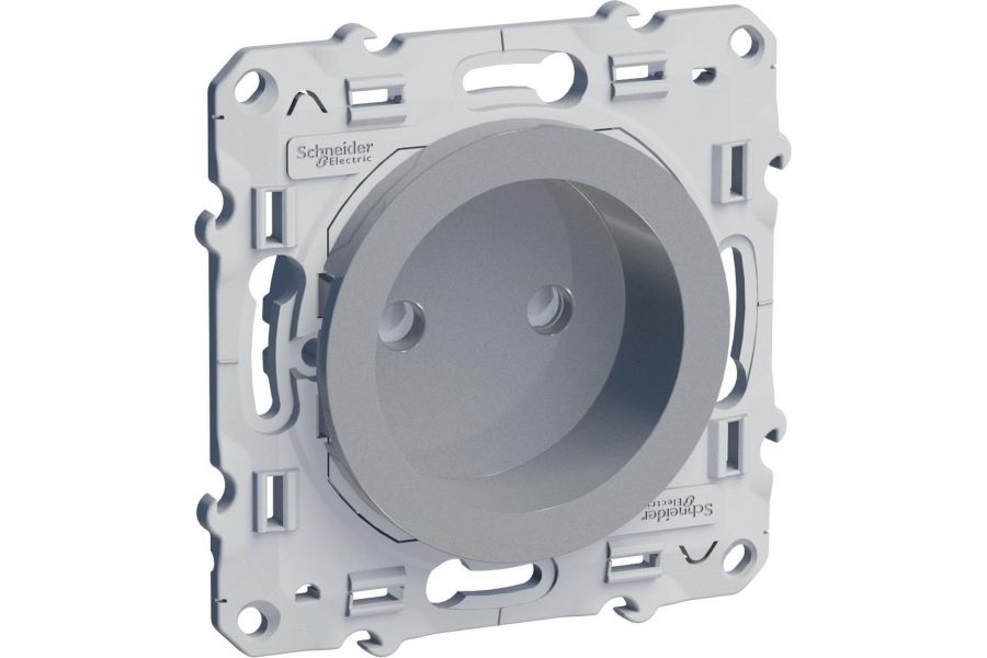 Розетка со шторками Schneider Electric Odace S53R033