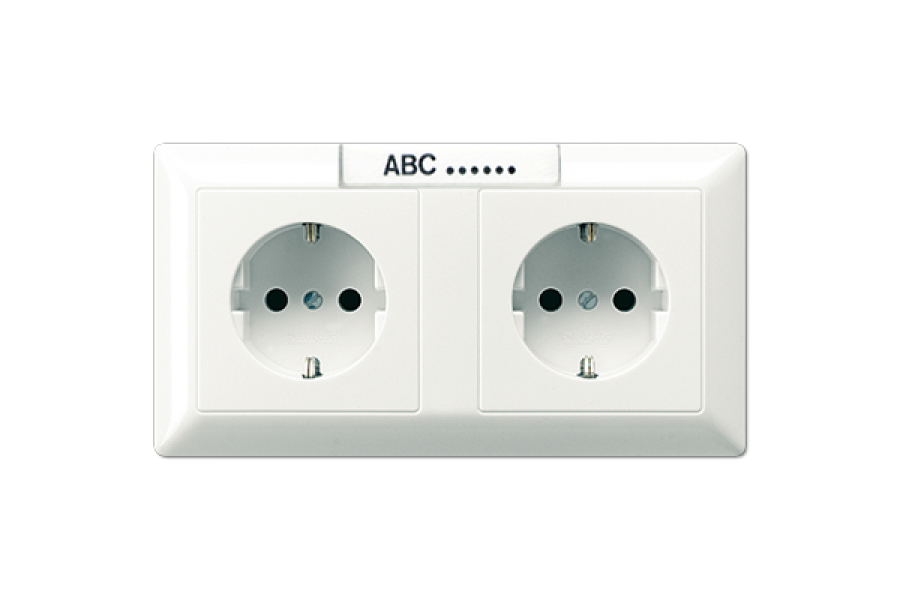 Розетка Schuko Jung AS1522NAWW
