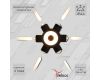 Архитектурный светильник Reluce 86973-9.2-007U LED2W+6*1W BK