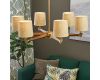 Люстра на штанге ImperiumLoft Stavra Jorgenson White/Light Wood 203575-26