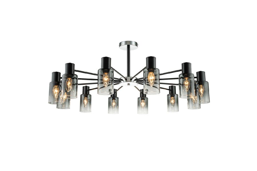 Люстра на штанге Escada Diversity 2120/12P Black
