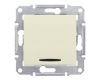 Переключатель одноклавишный с синей подсветкой Schneider Electric Sedna 16A 250V SDN1500247