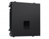 Комплект механизма компьютерной розетки SIGMA Черный матовый RJ-45 Ambrella Volt MS812010 (SP8120, PR188)