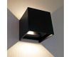 Уличный настенный светодиодный светильник Kink Light Куб 08585,19(3000K)