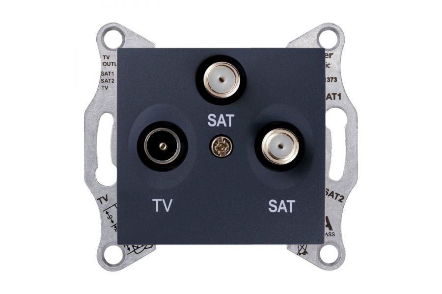 Розетка TV/SAT/SAT Schneider Electric Sedna SDN3502170