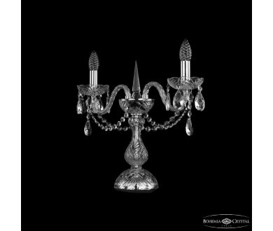 Настольная лампа Bohemia Ivele Crystal 1402L/2/141-39 Ni