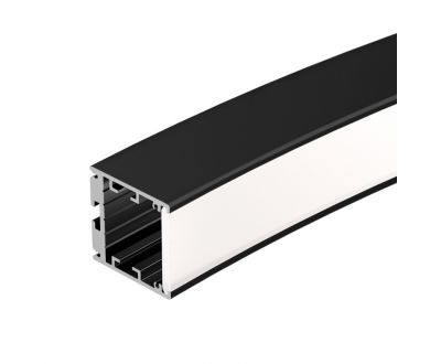 Алюминиевый профиль Arlight SL-ARC-3535-D320-N90 BLACK (260мм, дуга 1 из 4) 032677