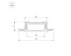 Профиль Arlight SL-SLIM-H7-F25-2000 ANOD 023717