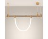 Трековый светильник Arlight ART-APRIORI-TUBE-ELASTIC-R38-L3000-36W Warm3000 (Золото, 360 deg, 48V) (IP20 Металл) 049279(1)