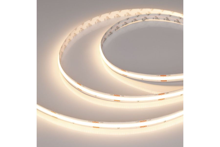 Светодиодная лента Arlight COB-X420-10mm 24V Warm2700 (4.8 W/m, IP20, 15m) 048824