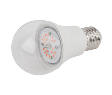 Фитолампа для растений светодиодная ЭРА E27 12W 1310K FITO-12W-RB-E27-K Б0039070