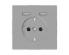 Розетка компьютерная USBx2 Schneider Electric Merten D-Life MTN2366-6036