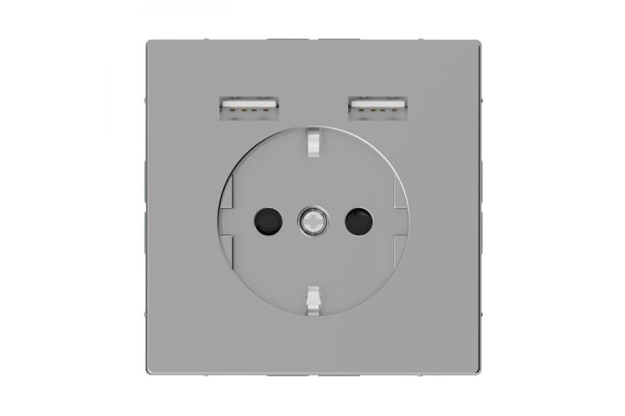 Розетка компьютерная USBx2 Schneider Electric Merten D-Life MTN2366-6036