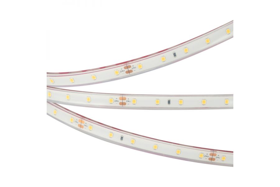 Светодиодная лента герметичная Arlight RTW-PFS-A60-11mm 24V Warm3000 (4.8 W/m, IP68, 2835, 5m) 034159