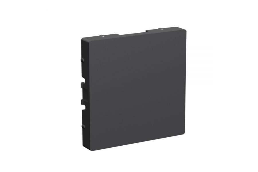 Заглушка без суппорта для многопостовых рамок Systeme Electric AtlasDesign Базальт ATN001409