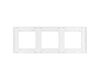 Рамка трехместная Arlight FRM-GLARE-GS-3-WH 043799