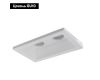 Встраиваемый светильник Arte Lamp Invisible A9214PL-2WH