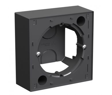 Коробка для наружного монтажа Systeme Electric AtlasDesign Базальт ATN001400
