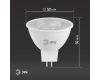 Лампа светодиодная Эра GU5.3 8W 6000K LED Lense MR16-8W-860-GU5.3 Б0054940