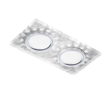 Встраиваемый светодиодный светильник Ambrella Light Led S234/2 W/CH/WH