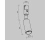 Трековый магнитный светильник Maytoni Focus Led TR201-1-5W3K-M-B