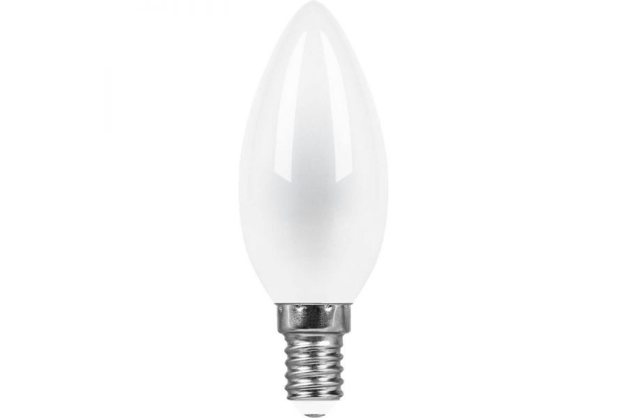 Лампа светодиодная Feron E14 9W 4000K Свеча Матовая LB-73 25957