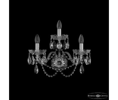 Купить Бра Bohemia Ivele Crystal 1402B/2+1/195/XL Ni Бра Bohemia Ivele Crystal 1402B/2+1/195/XL Ni