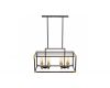 Подвесная люстра Lumina Deco Waldorf LDP 1140-8 BK+MD