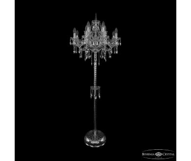 Торшер Bohemia Ivele Crystal 1415T2/8+4/200-165 Ni