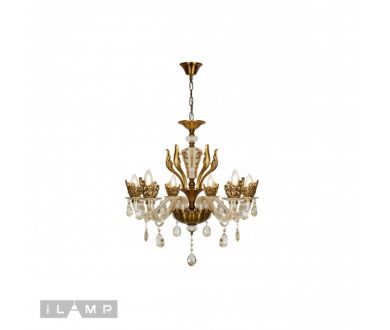 Купить Подвесная люстра iLamp Asia 61078-6 BR Подвесная люстра iLamp Asia 61078-6 BR