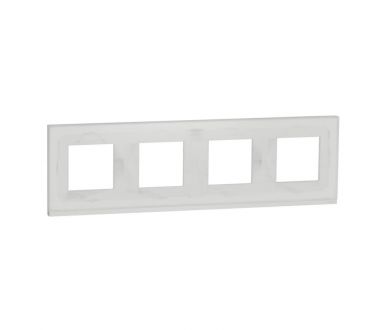 Рамка 4-постовая Schneider Electric Unica New NU600885