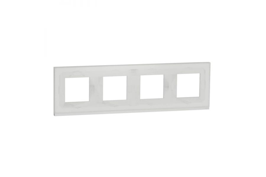 Рамка 4-постовая Schneider Electric Unica New NU600885