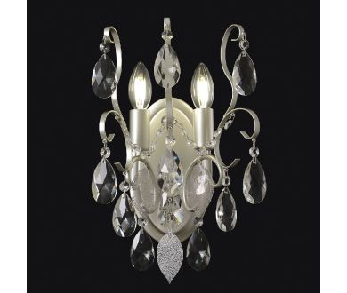 Бра Crystal Lux ESMIRALDA AP2 SILVER