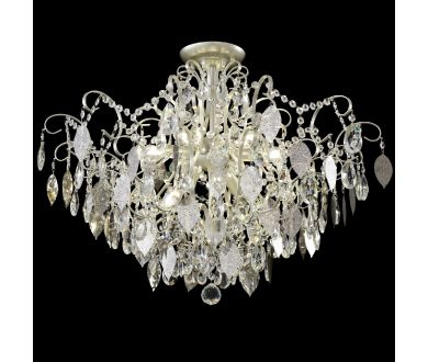 Потолочная люстра Crystal Lux ESMIRALDA PL9 SILVER