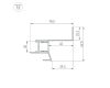 Алюминиевый профиль Arlight СEIL-S18-SHADOW-SIDE-3000 ANOD BLACK 047639