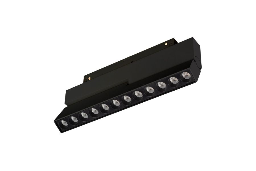 Трековый магнитный светильник Arlight MAG-ORIENT-DOTS-FOLD-S230-12W Day4000-MIX (BK, 30 deg, 48V, TUYA Zigbee) (IP20 Металл) 056402