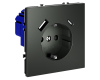 Розетка с USB, A+C Voltum S70 VLS040506 (титан)