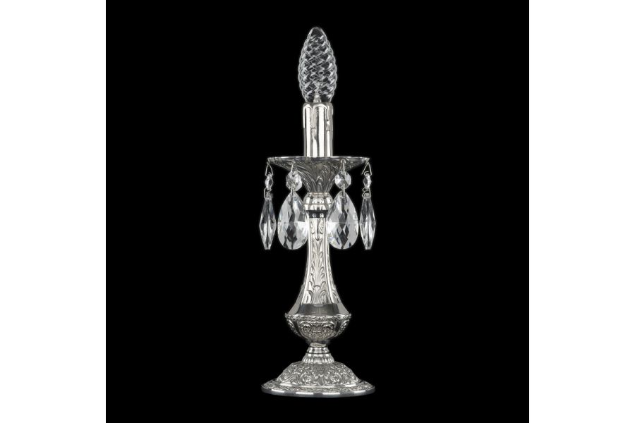 Настольная лампа Bohemia Ivele Crystal Verona 72100L/1-26 Ni