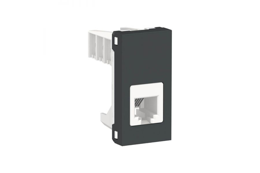Розетка телефонная RJ12 одиночная Schneider Electric Unica Modular NU349154