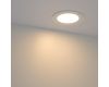 Встраиваемый светильник Arlight MS-EDGE-R120-6W Day4000 (WH, 115 deg, 230V) (IP44 Металл) 041903