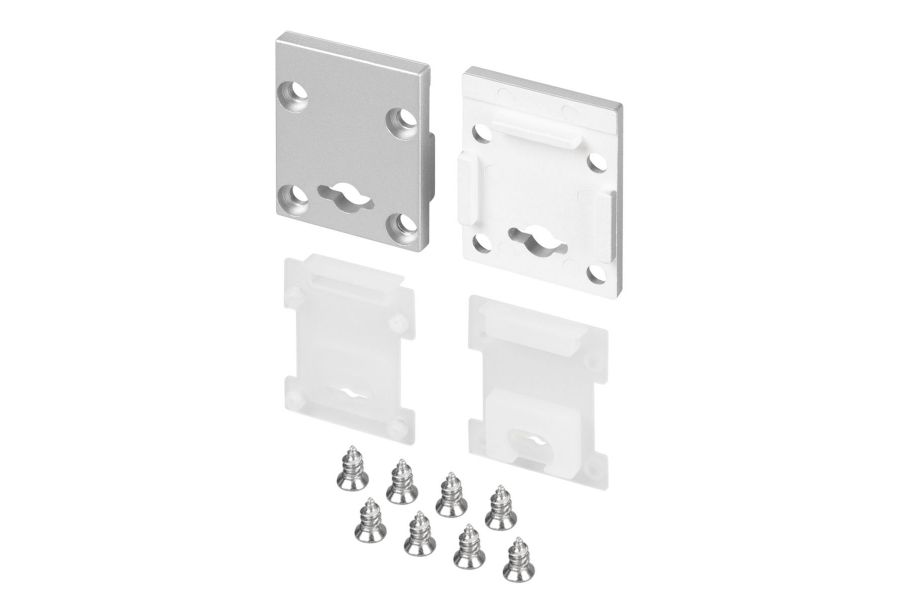 Заглушка Arlight FLOOR22-H27 c отверстием (Пластик) 062601