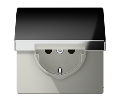 Розетка штепсельная Schuko Jung GCR1520KIKL