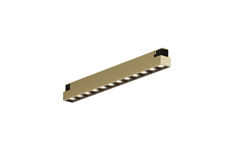 Трековый однофазный светильник Denkirs Shine grill DK5771-SB