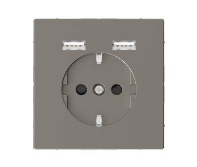 Розетка компьютерная USBx2 Schneider Electric Merten D-Life MTN2366-6050