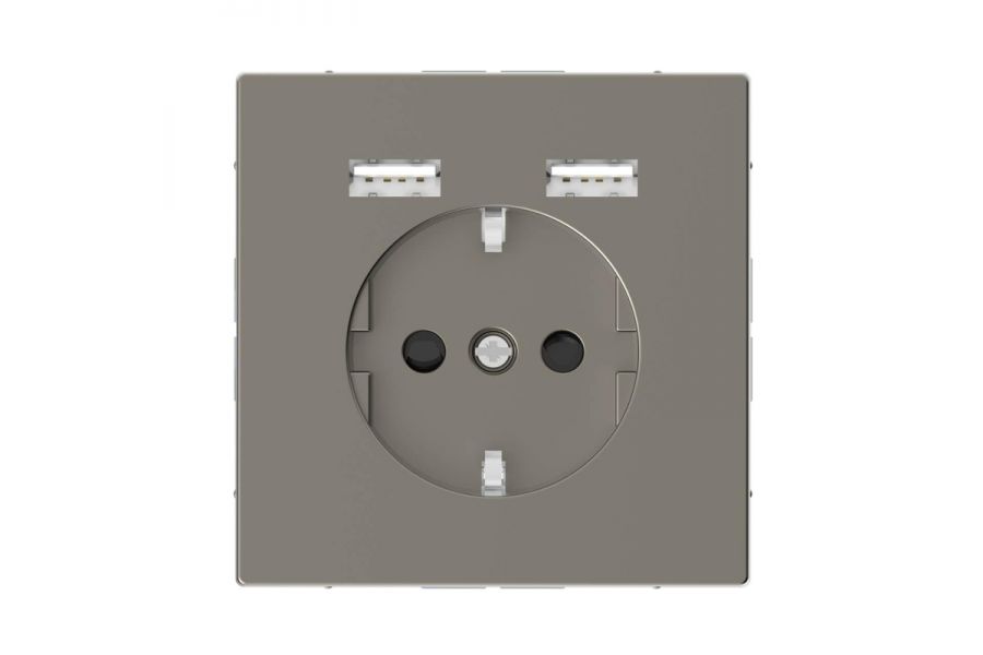Розетка компьютерная USBx2 Schneider Electric Merten D-Life MTN2366-6050