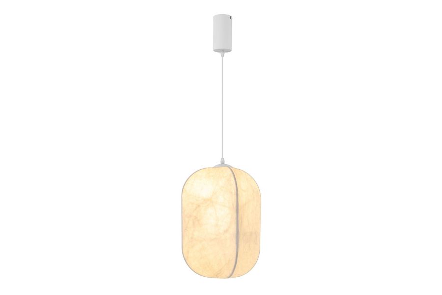 Подвесной светильник Arlight SP-SETA-HANG-L410х300-7W Warm2700 (WH, 320 deg, 230V) (IP20, Натуральный шелк) 056883
