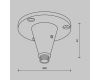 Фиксатор для накладного монтажа Maytoni Shelf CA026BS-B