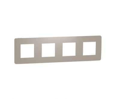 Рамка 4-постовая Schneider Electric Unica New NU280826