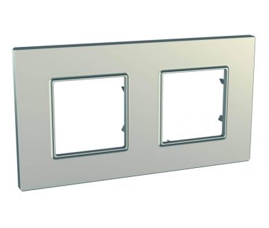Рамка 2-постовая Schneider Electric Unica Quadro MGU6.704.57